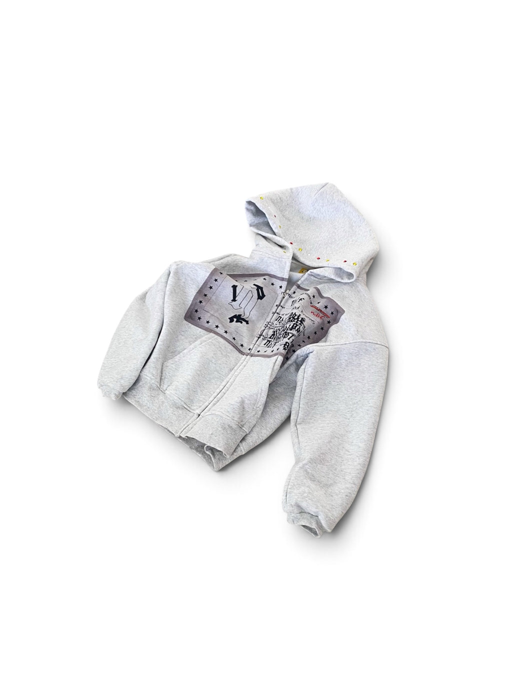 Grey 'Identity' Zip Up