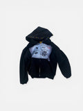 Black 'Identity' Zip Up