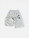 Grey 'Logo' 3/4 Shorts