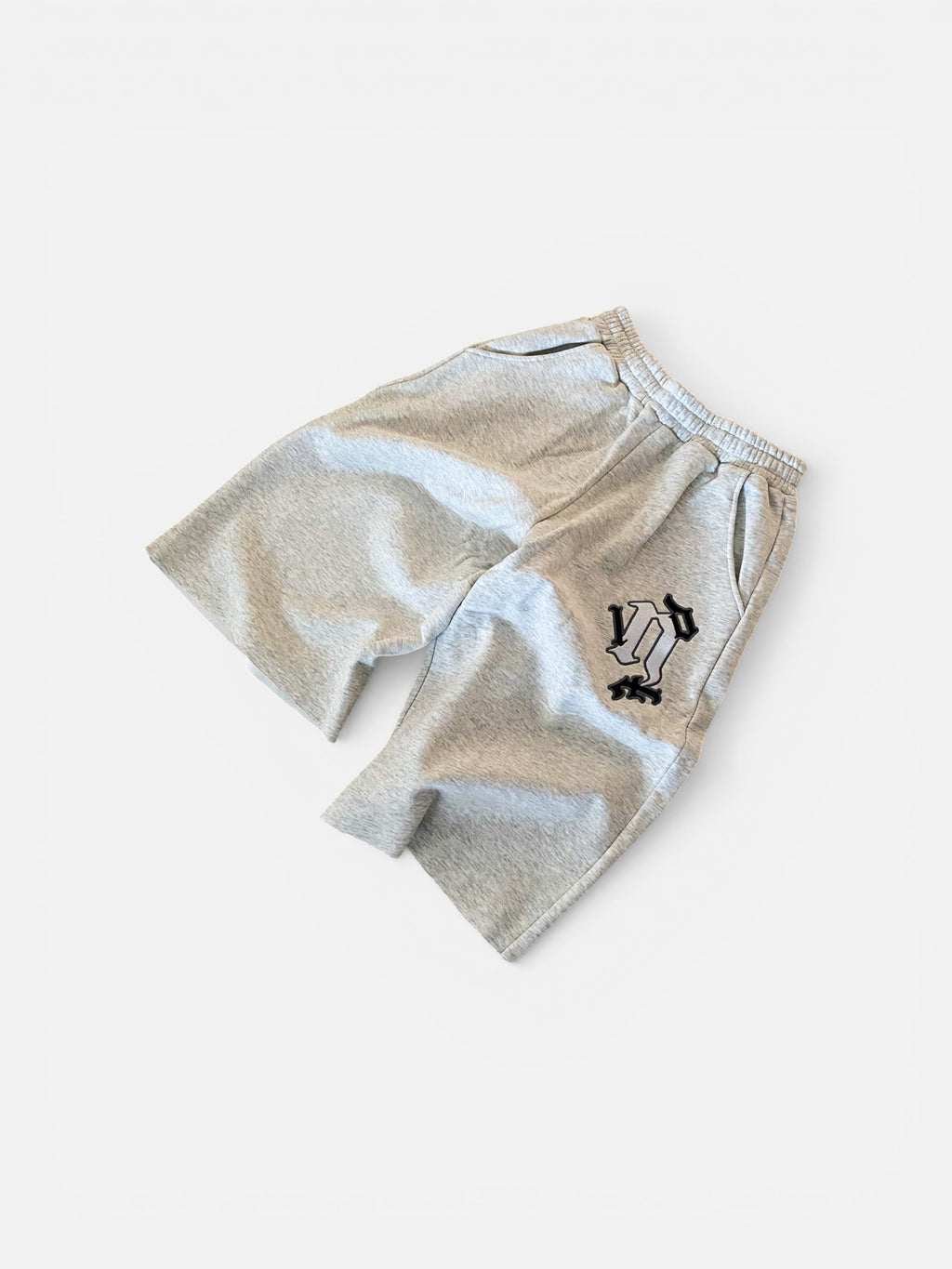 Grey 'Logo' 3/4 Shorts