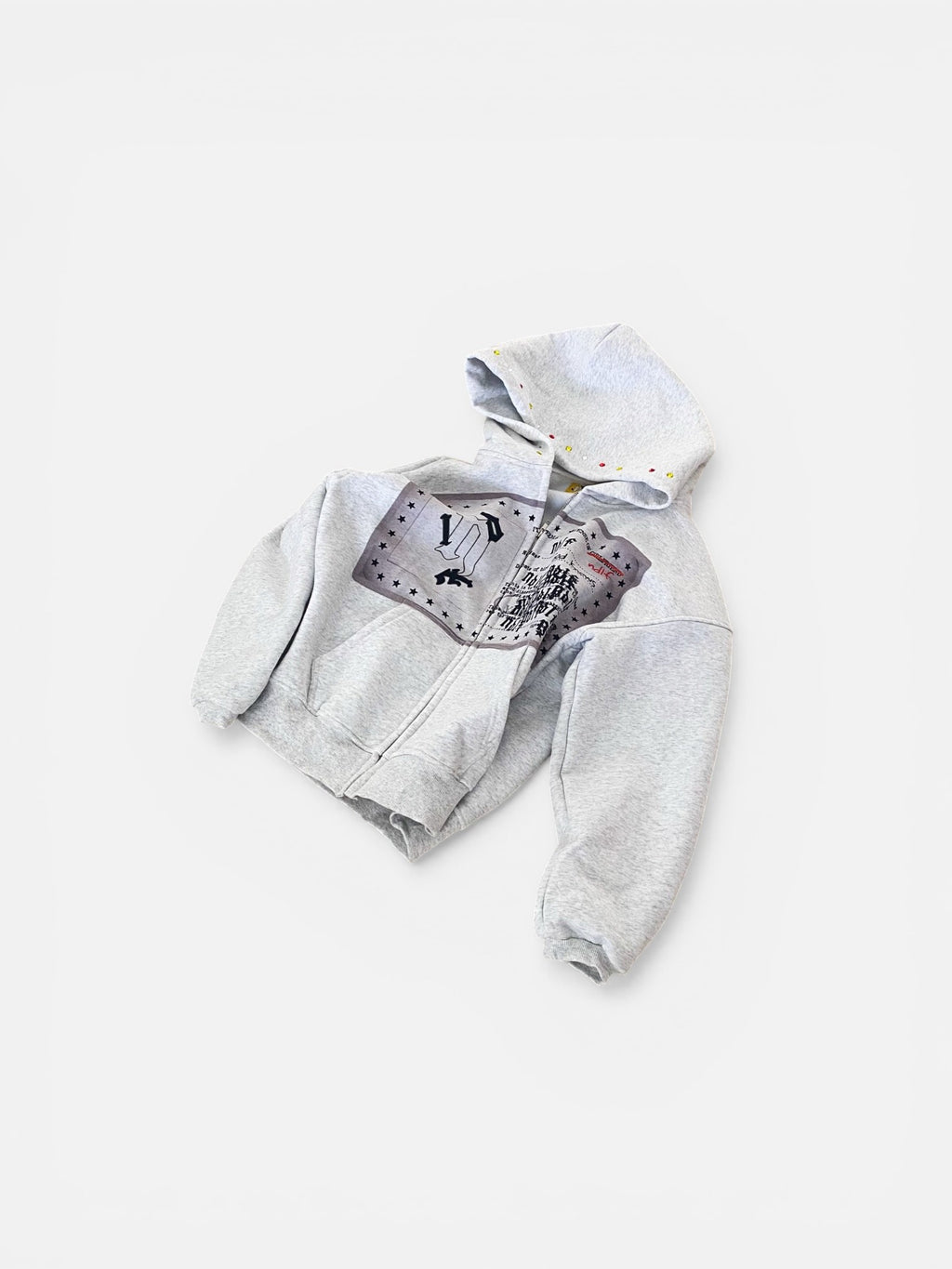 Grey 'Identity' Zip Up